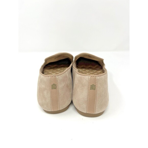 Birdies Starling Flat Slip On Comfort Shoes Loafer Size 10 Latte Suede Leather - Picture 2 of 9